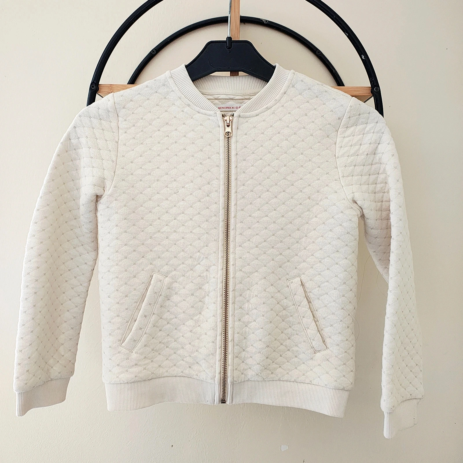 8 ans veste mi saison zippée monoprix
